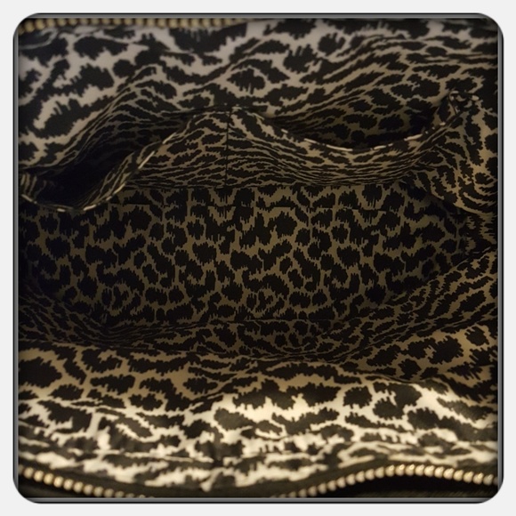 Vera Bradley Black Saffiano Faux Leather Tote - Picture 5 of 7